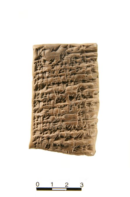 enlarge the image: Old Babylonian letter (LAOS 1, no. 47), obverse. Photo: Altorientalisches Institut
